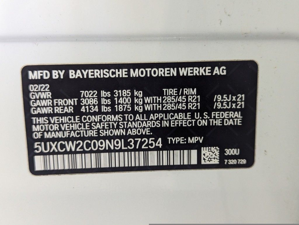 2022 BMW X7 xDrive40i photo