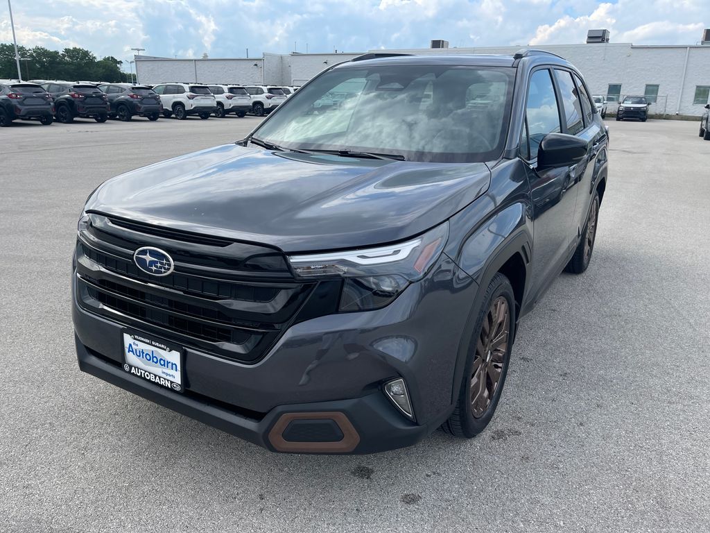 Gray Metallic 2026 Subaru Forester SUV / Crossover All-Wheel Drive Continuously Variable Transmission