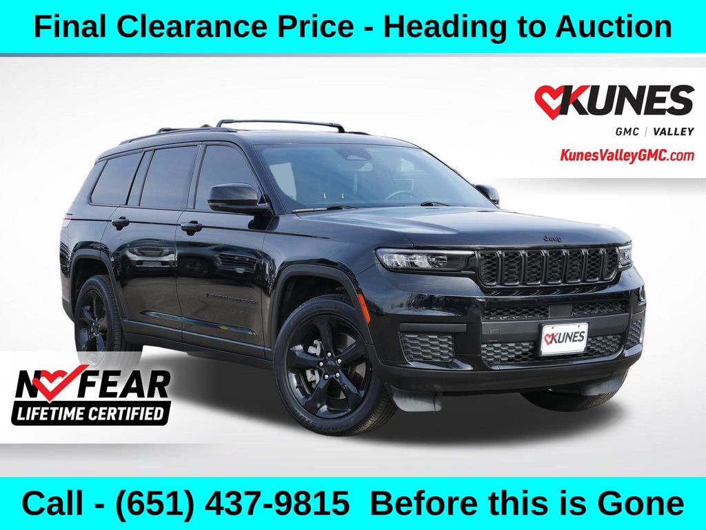 Diamond Black Crystal Pearlcoat 2021 Jeep Grand Cherokee L Altitude 4WD SUV / Crossover Four-Wheel Drive 8-Speed Automatic