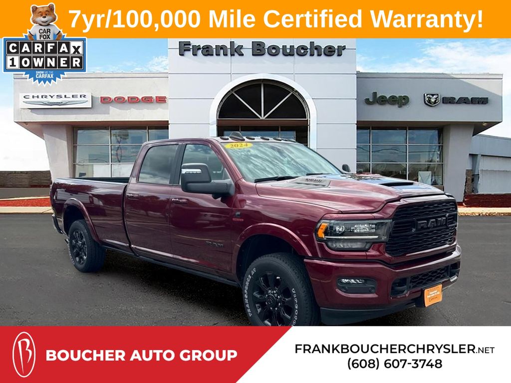 Delmonico Red Pearlcoat 2024 RAM 3500 Pickup Truck Four-Wheel Drive 6-Speed Automatic