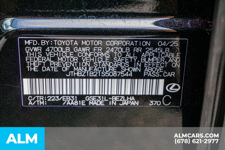 Used 2025 Black Lexus 350 F SPORT Design image 60