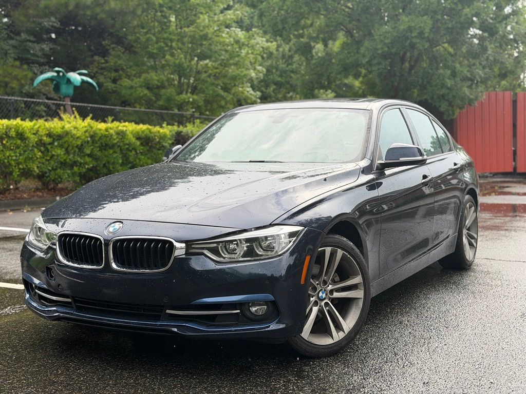 Imperial Blue Metallic 2016 BMW 3 Series Sedan All-Wheel Drive 8-Speed Automatic
