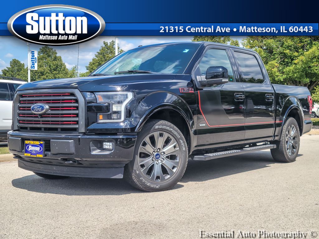 Shadow Black 2017 Ford F-150 Pickup Truck Four-Wheel Drive Automatic