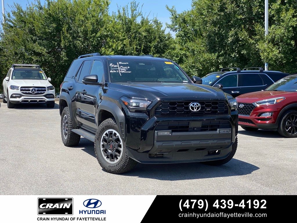 Black 2025 Toyota 4Runner SUV / Crossover Four-Wheel Drive 8-Speed Automatic