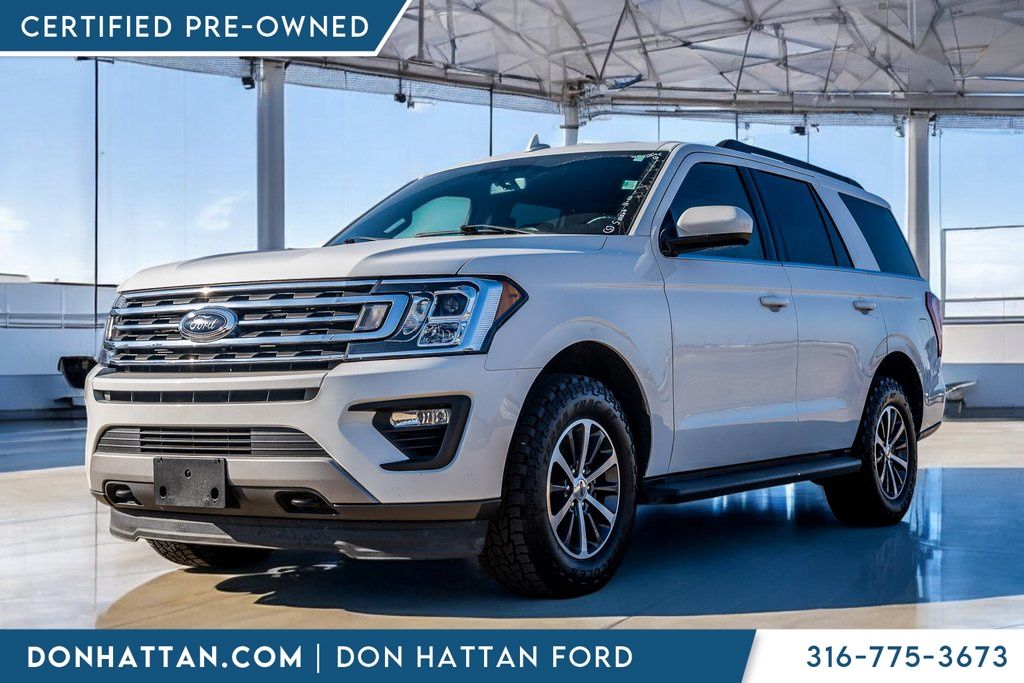 White Metallic 2021 Ford Expedition SUV / Crossover Four-Wheel Drive Automatic