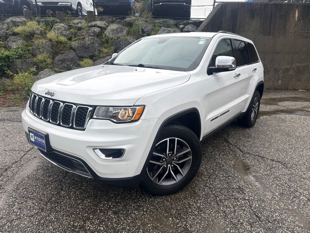 Bright White Clearcoat 2020 Jeep Grand Cherokee SUV / Crossover Four-Wheel Drive 8-Speed Automatic