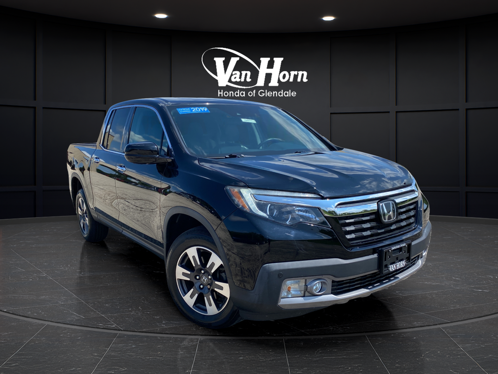 Black 2019 Honda Ridgeline Pickup Truck All-Wheel Drive 6-Speed Automatic