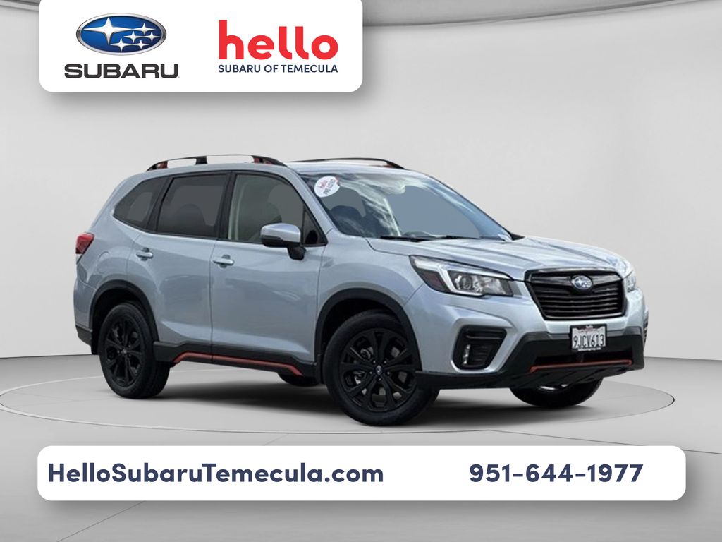Ice Silver Metallic 2020 Subaru Forester SUV / Crossover All-Wheel Drive Continuously Variable Transmission