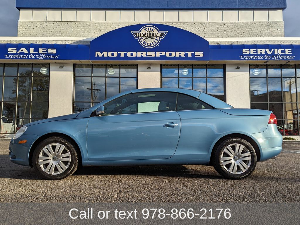 Eismeer Blue 2007 Volkswagen Eos Convertible Front-Wheel Drive 6-Speed Manual