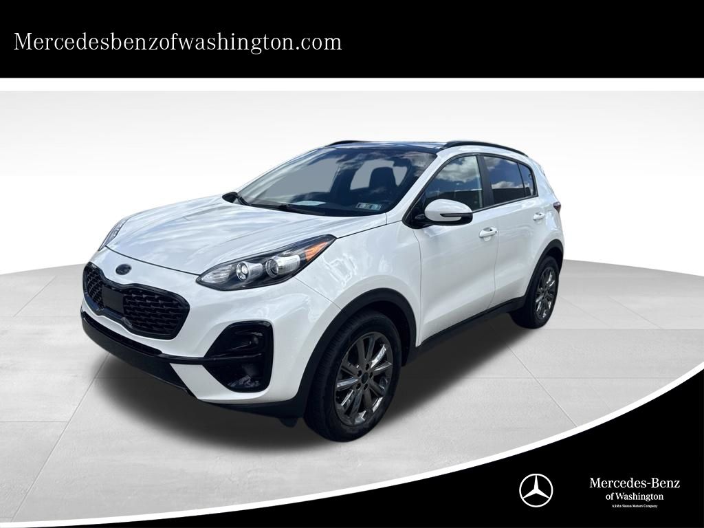 2022 Kia Sportage Nightfall White at Auto Express Mitsubishi