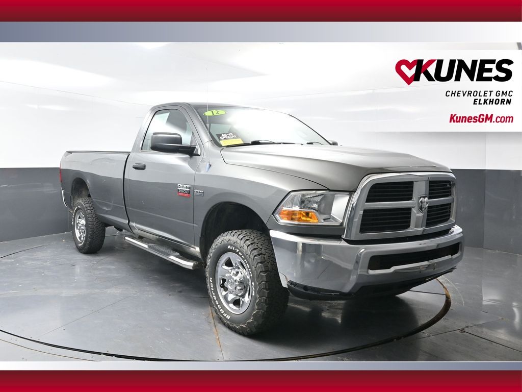 Mineral Gray Metallic Clearcoat 2012 RAM 2500 Pickup Truck Four-Wheel Drive 6-Speed Automatic