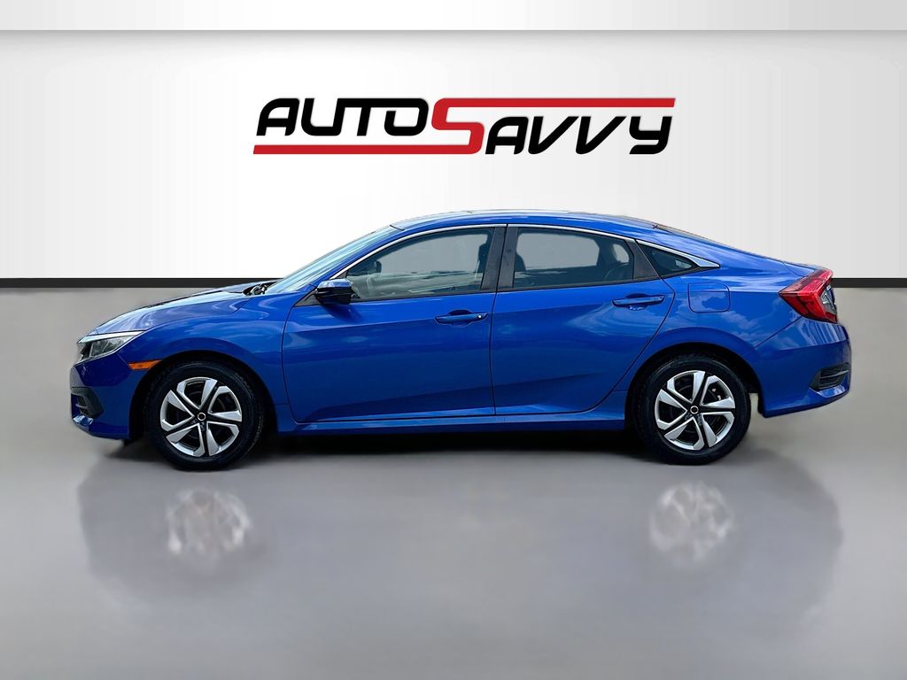 2018 Honda Civic LX Blue at DeMontrond Automotive Group