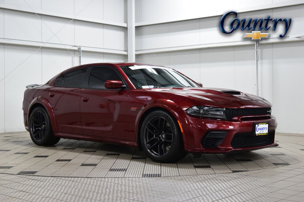 Red 2021 Dodge Charger Sedan Rear-Wheel Drive 8-Speed Automatic