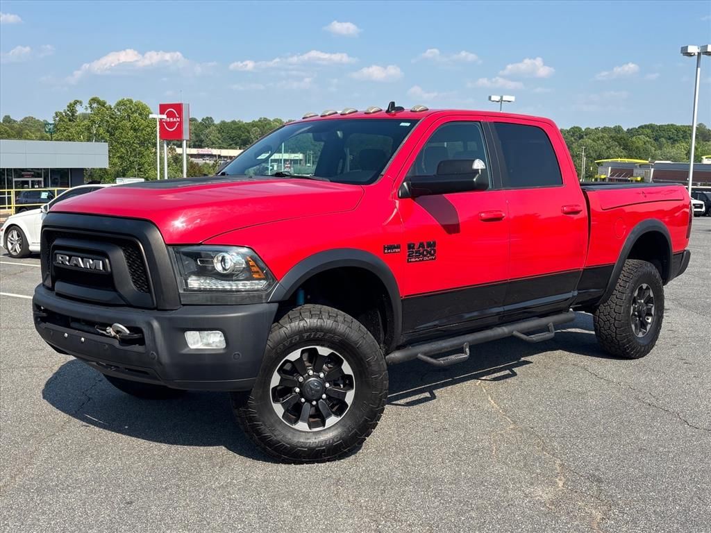 Flame Red Clearcoat 2017 RAM 2500 Power Wagon Crew Cab 4WD Pickup Truck Four-Wheel Drive Automatic
