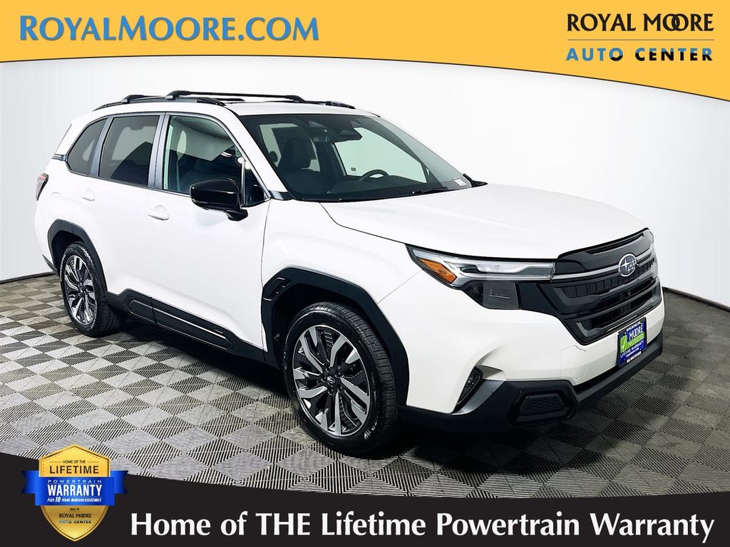 Crystal White Pearl 2026 Subaru Forester SUV / Crossover All-Wheel Drive Continuously Variable Transmission