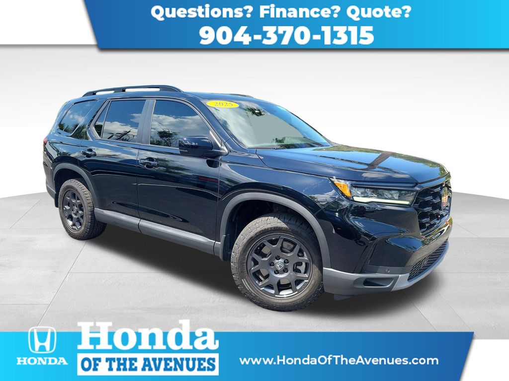 Crystal Black Pearl 2025 Honda Pilot TrailSport AWD SUV / Crossover All-Wheel Drive Automatic