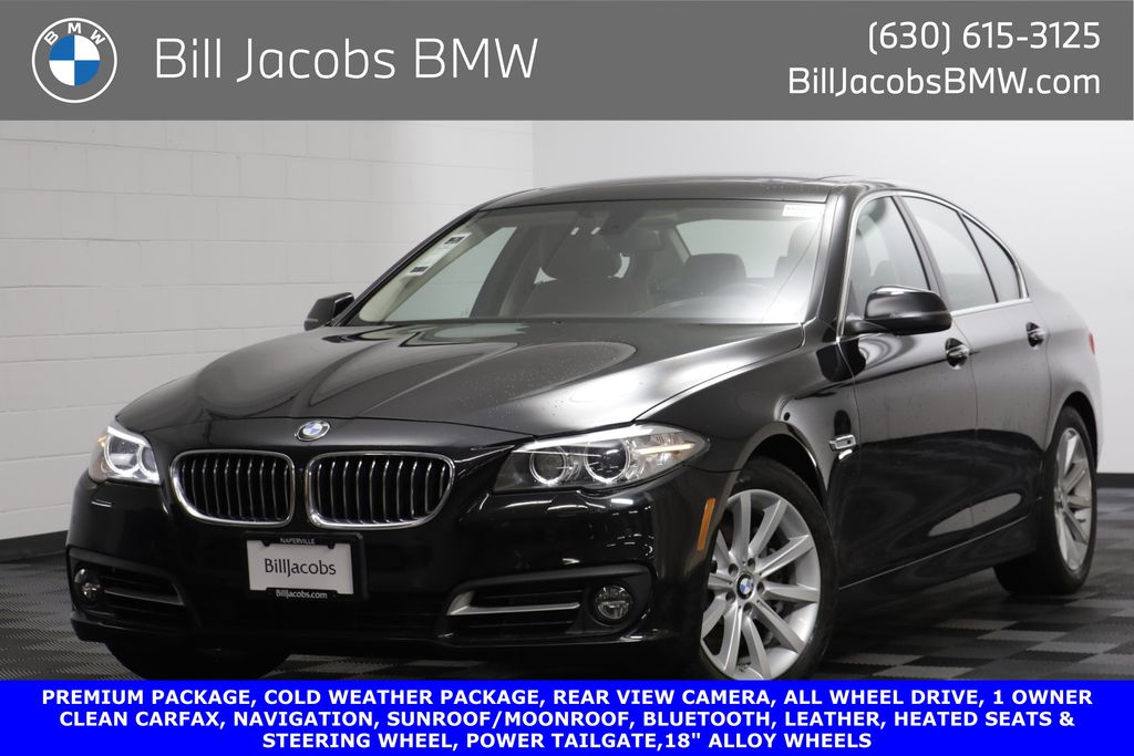 Black Sapphire Metallic 2015 BMW 5 Series 535i xDrive Sedan AWD Sedan All-Wheel Drive 8-Speed Automatic
