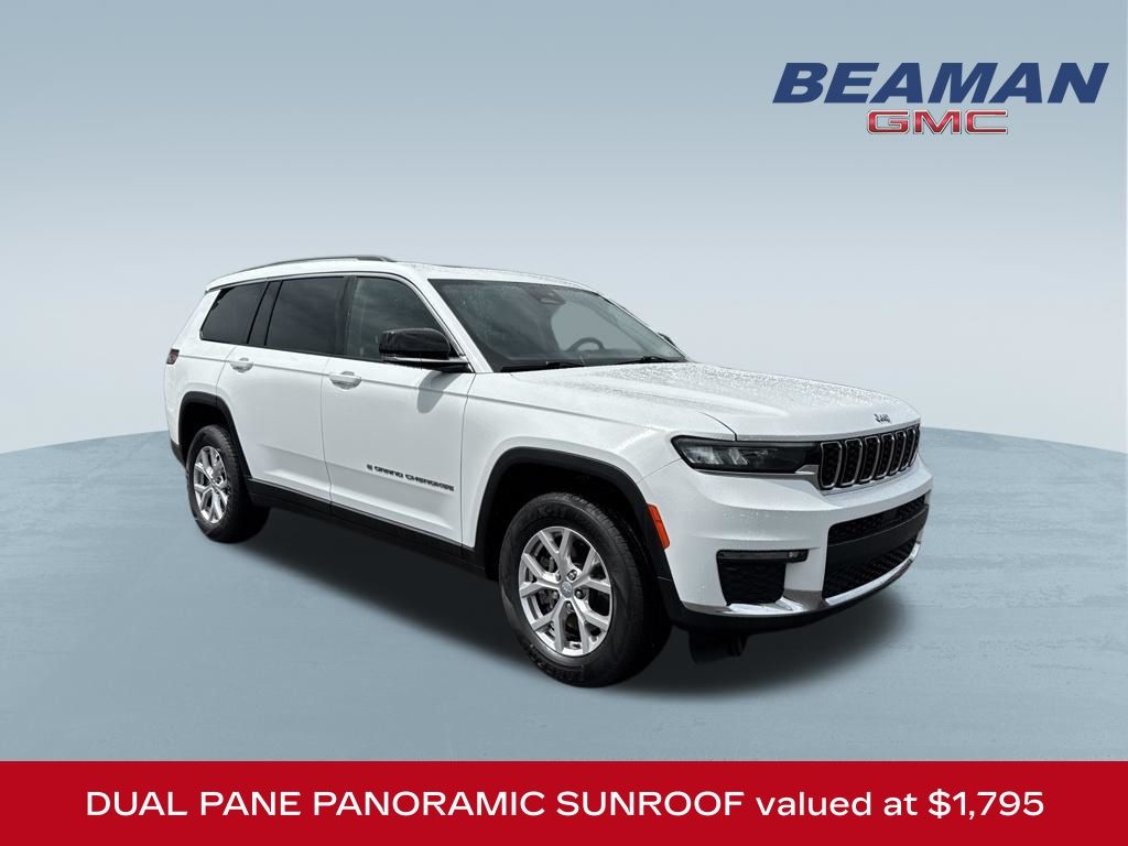 Bright White Clearcoat 2021 Jeep Grand Cherokee L SUV / Crossover Four-Wheel Drive 8-Speed Automatic