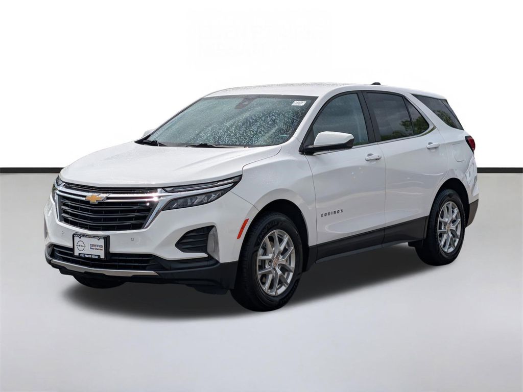 Summit White 2022 Chevrolet Equinox LT AWD with 1LT SUV / Crossover Four-Wheel Drive 6-Speed Automatic Overdrive