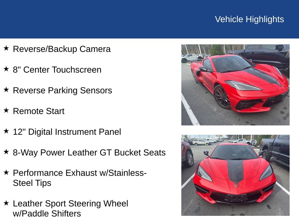 2023 Chevrolet Corvette Stingray RWD Coupe 1LT