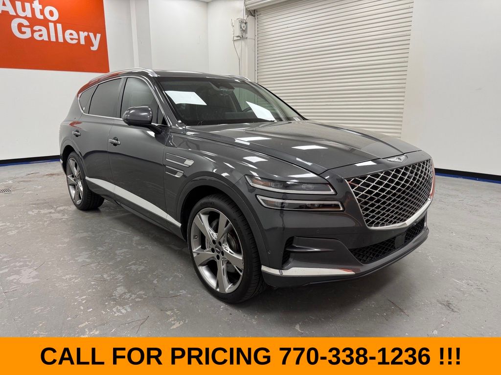 Himalayan Gray 2021 Genesis GV80 SUV / Crossover All-Wheel Drive 8-Speed Automatic