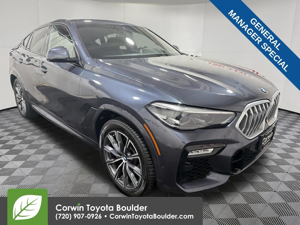 Arctic Gray Metallic 2021 BMW X6 SUV / Crossover All-Wheel Drive 8-Speed Automatic