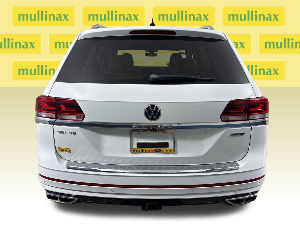 Certified Used 2021 White Volkswagen 3.6L V6 SEL Premium R-Line image 8