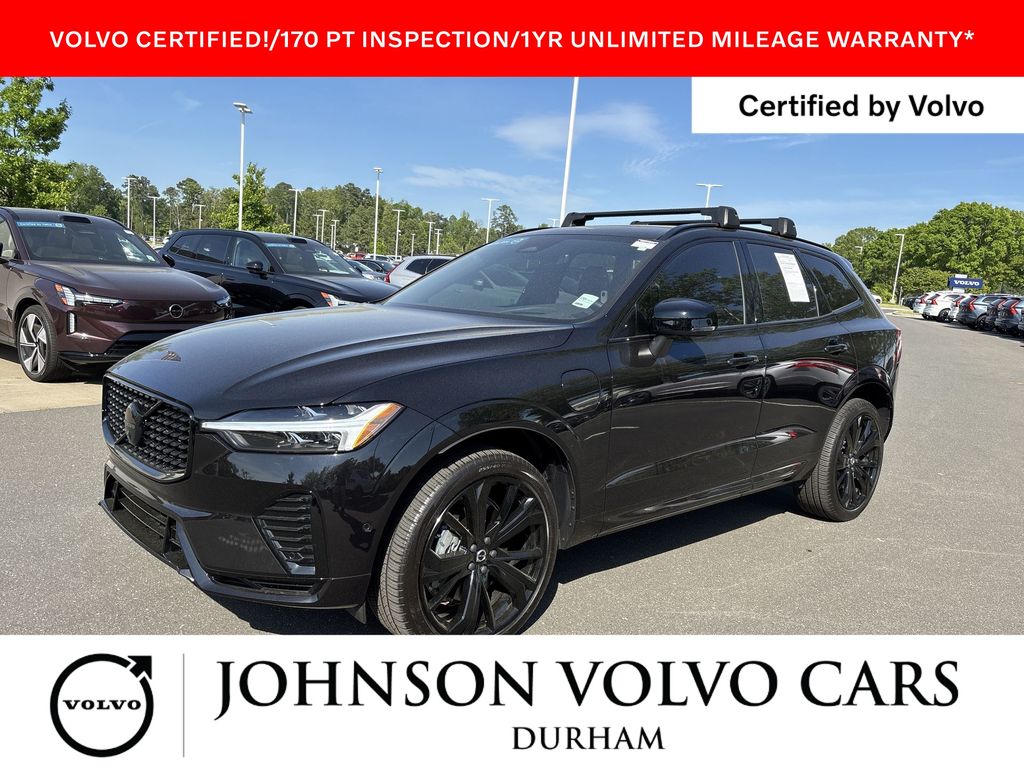 Onyx Black Metallic 2025 Volvo XC60 Recharge T8 Ultra Black Edition eAWD SUV / Crossover All-Wheel Drive Automatic