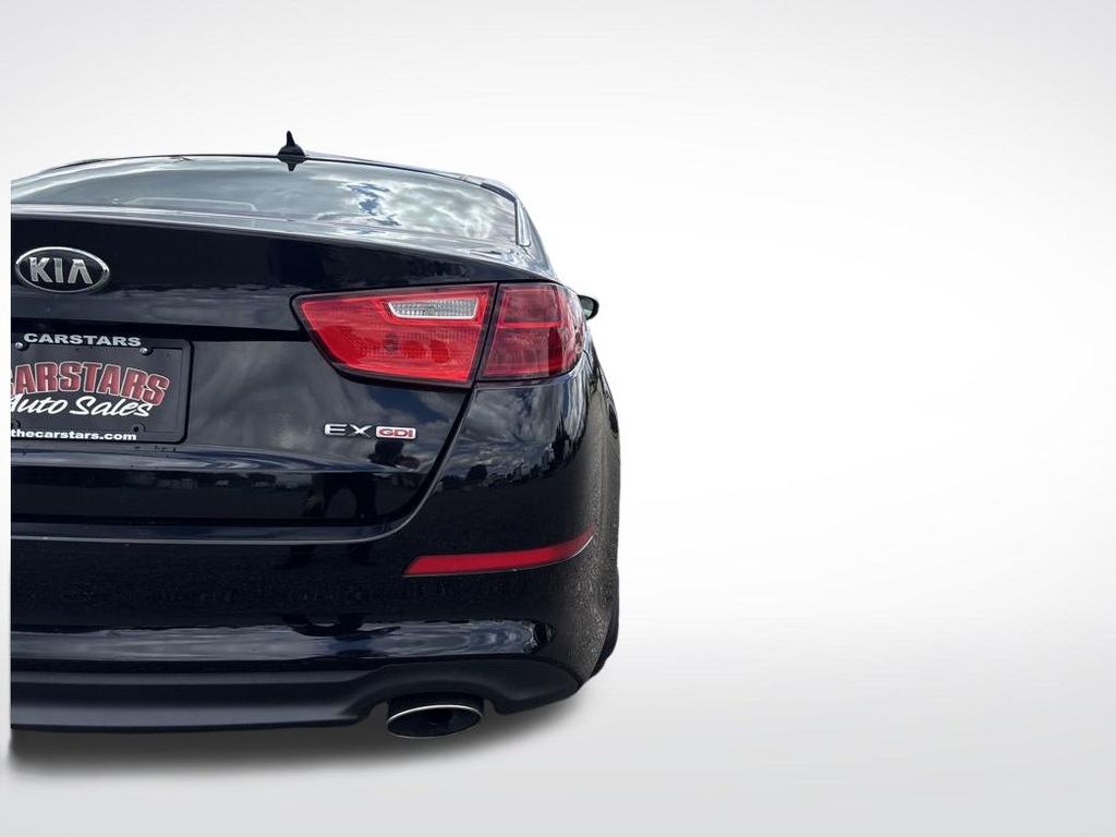 2015 Ebony Black Kia Optima EX FWD Sedan