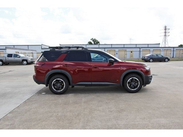 2023 Nissan Pathfinder Rock Creek Red at North Houston Mitsubishi