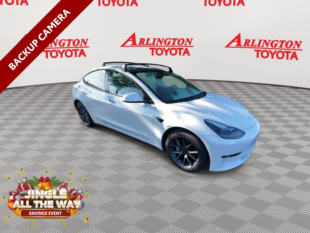 Used 2021 Tesla Model 3 Base with VIN 5YJ3E1EA6MF093832 for sale in Jacksonville, FL