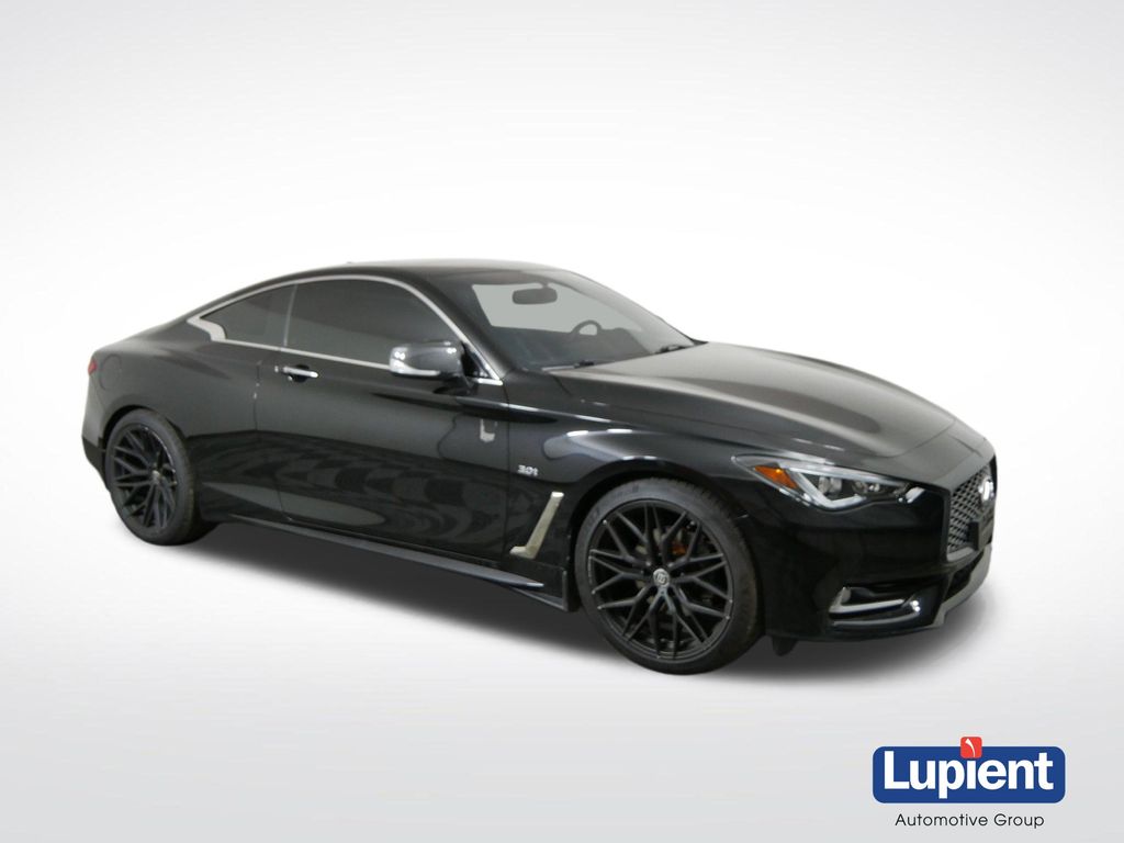 Black Obsidian 2018 INFINITI Q60 Coupe All-Wheel Drive 7-Speed Automatic