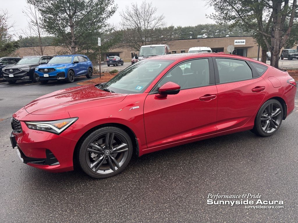 Performance Red Pearl 2024 Acura Integra FWD with Technology and A-SPEC Package Sedan Front-Wheel Drive Continuously Variable Transmission