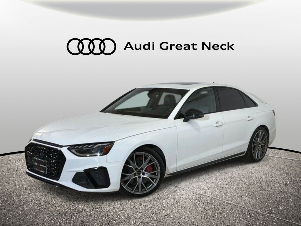 Ibis White 2023 Audi S4 Sedan All-Wheel Drive 8-Speed Automatic