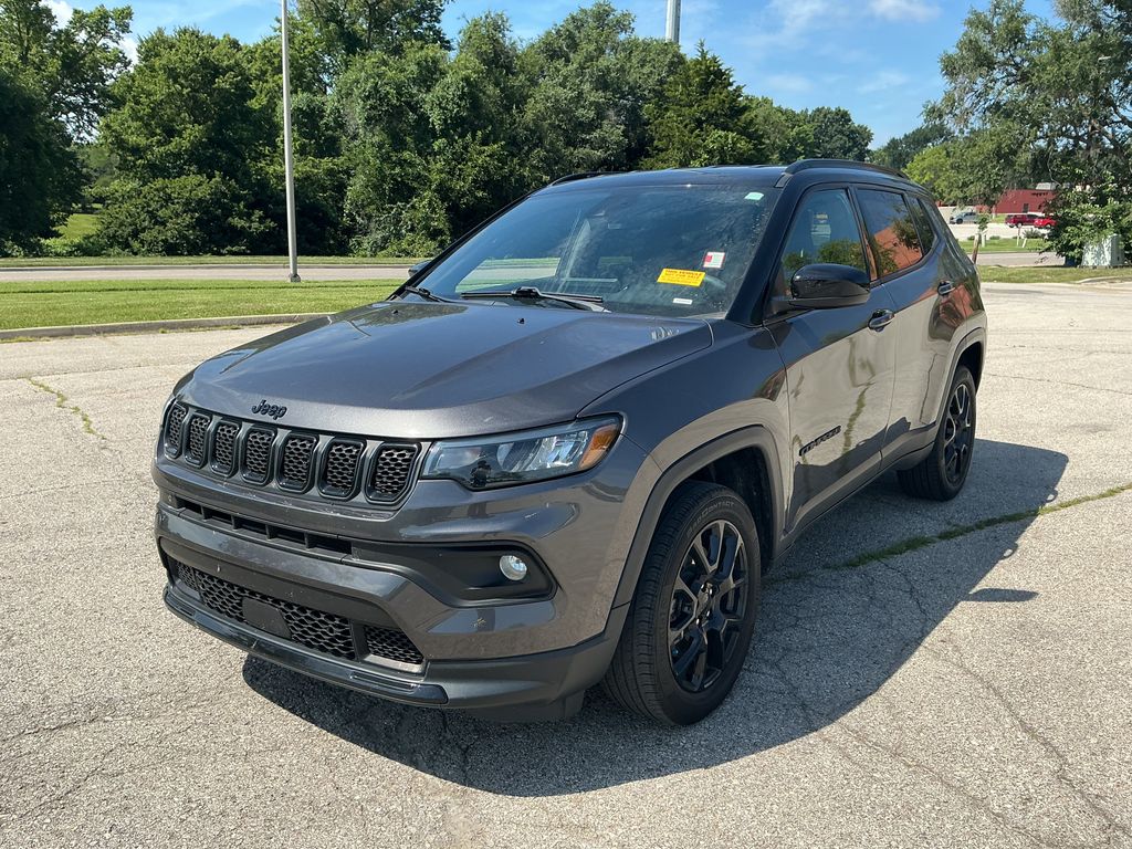 Gray (Granite Crystal Metallic Clearcoat) 2023 Jeep Compass SUV / Crossover Four-Wheel Drive 8-Speed Automatic