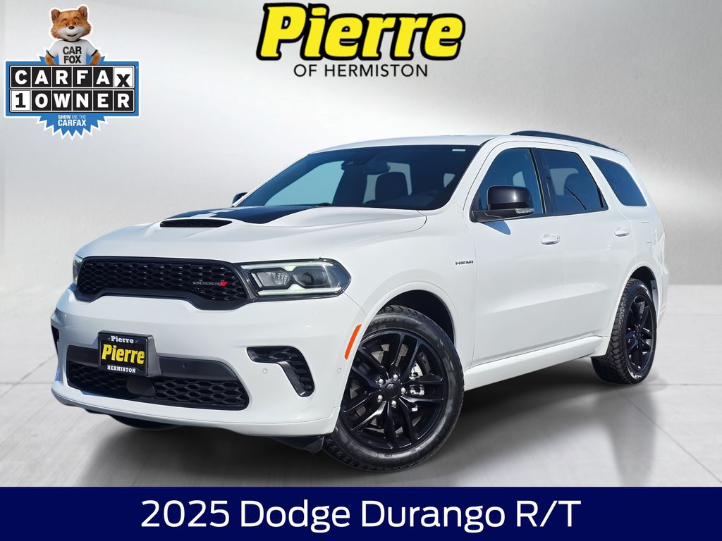 White 2025 Dodge Durango R/T AWD SUV / Crossover All-Wheel Drive 8-Speed Automatic