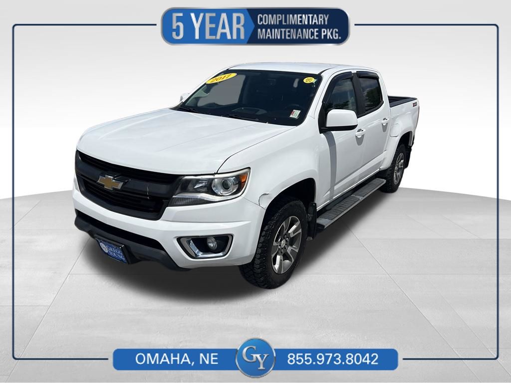 Summit White 2017 Chevrolet Colorado Pickup Truck Four-Wheel Drive 6-Speed Automatic