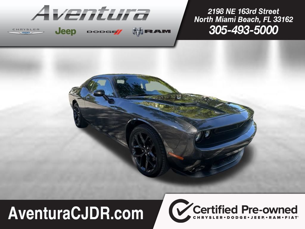 Gray (Granite Crystal Metallic Clearcoat) 2020 Dodge Challenger Coupe Rear-Wheel Drive 8-Speed Automatic