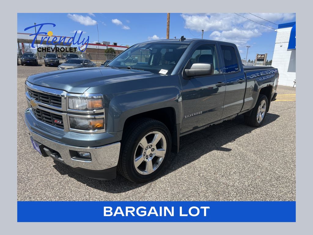 Blue Granite Metallic 2014 Chevrolet Silverado 1500 Pickup Truck Four-Wheel Drive 6-Speed Automatic Overdrive