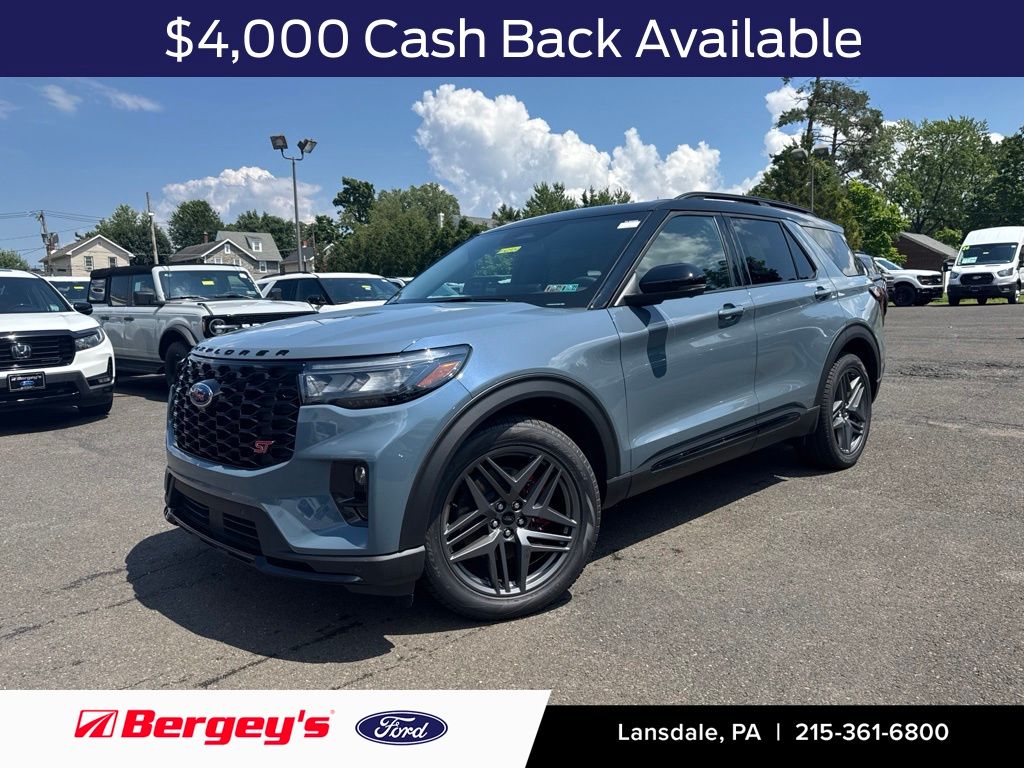 Vapor Blue Metallic 2026 Ford Explorer SUV / Crossover All-Wheel Drive Automatic