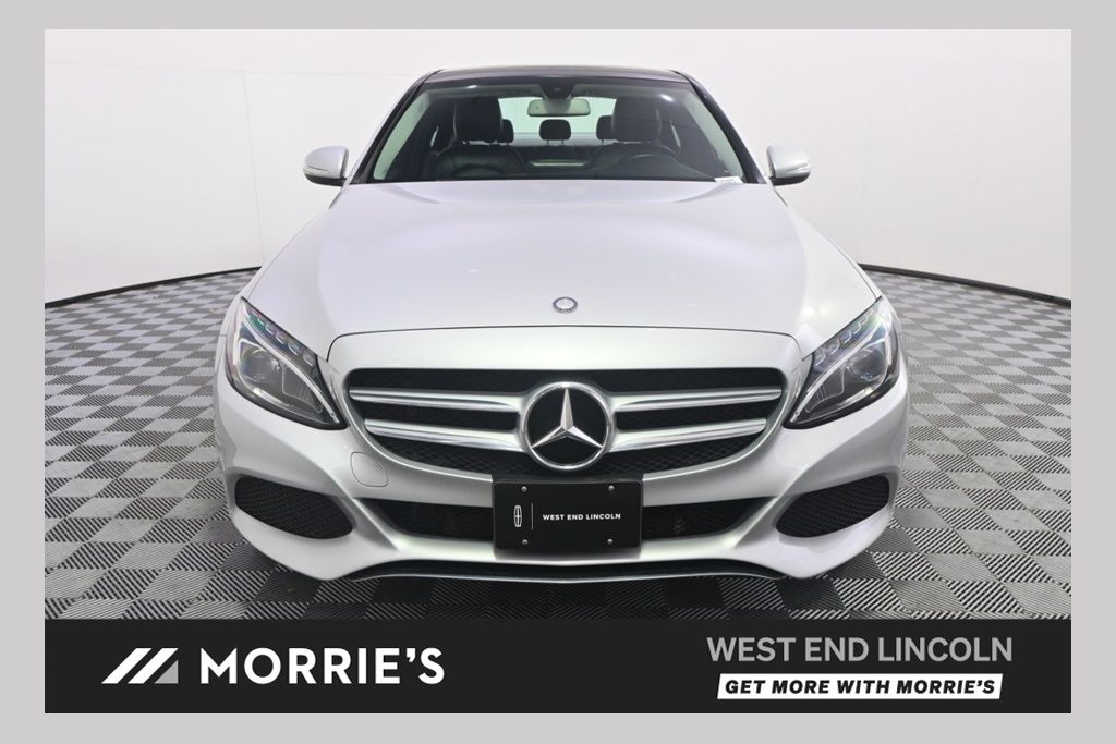 Iridium Silver Metallic 2015 Mercedes-Benz C-Class Sedan All-Wheel Drive 7-Speed Automatic
