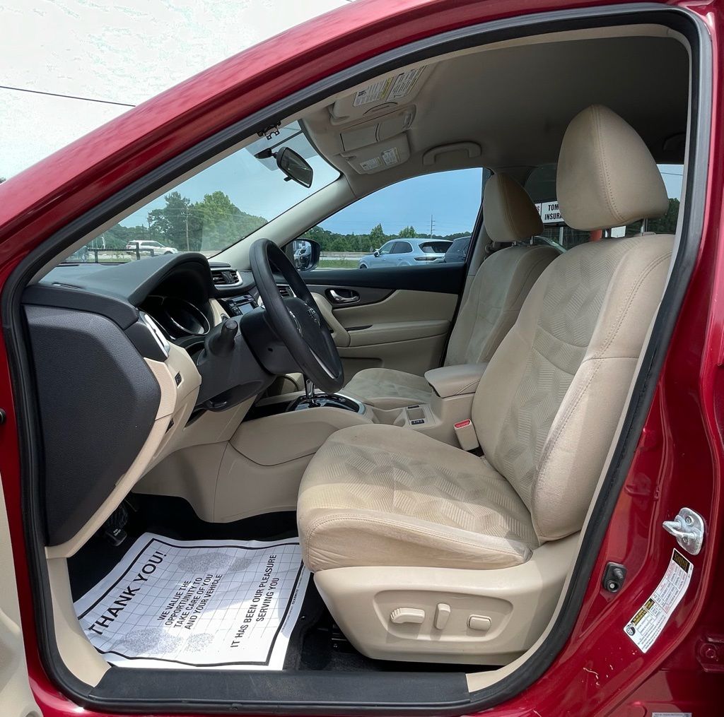 2016 Nissan Rogue SV Red at DeMontrond Gulf Freeway