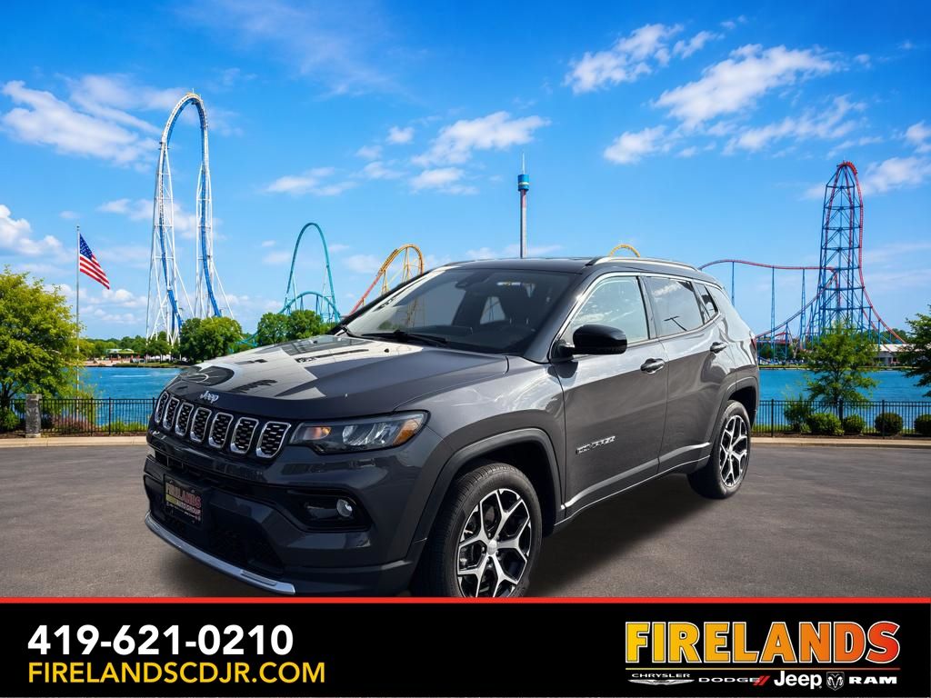 Baltic Gray Metallic Clearcoat 2024 Jeep Compass SUV / Crossover Four-Wheel Drive 8-Speed Automatic