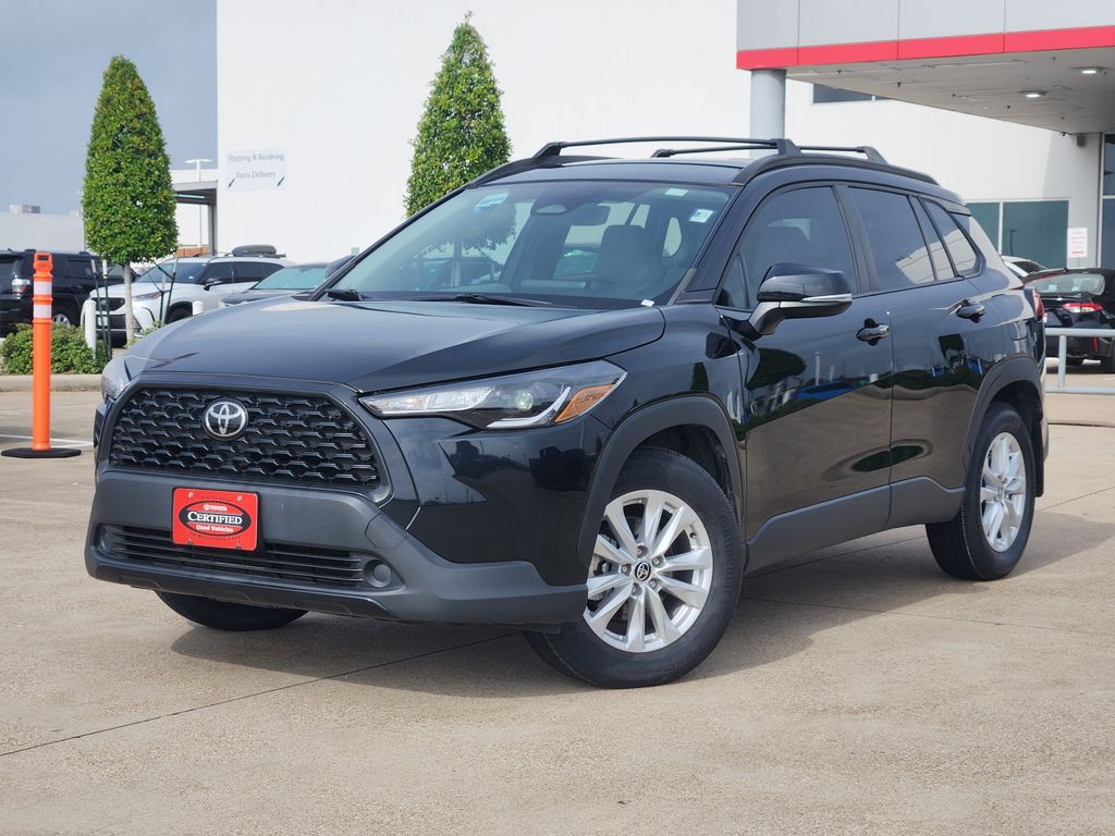 Jet Black 2024 Toyota Corolla Cross SUV / Crossover All-Wheel Drive Continuously Variable Transmission