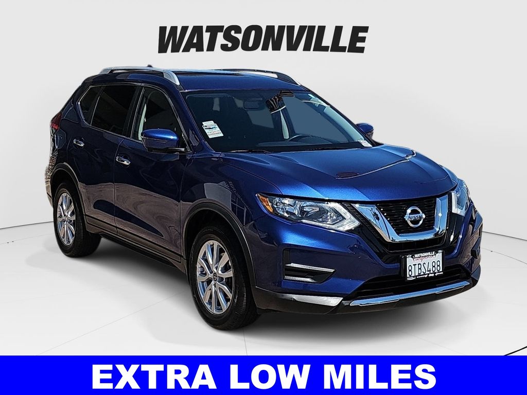 Caspian Blue 2017 Nissan Rogue SV FWD SUV / Crossover Front-Wheel Drive Continuously Variable Transmission