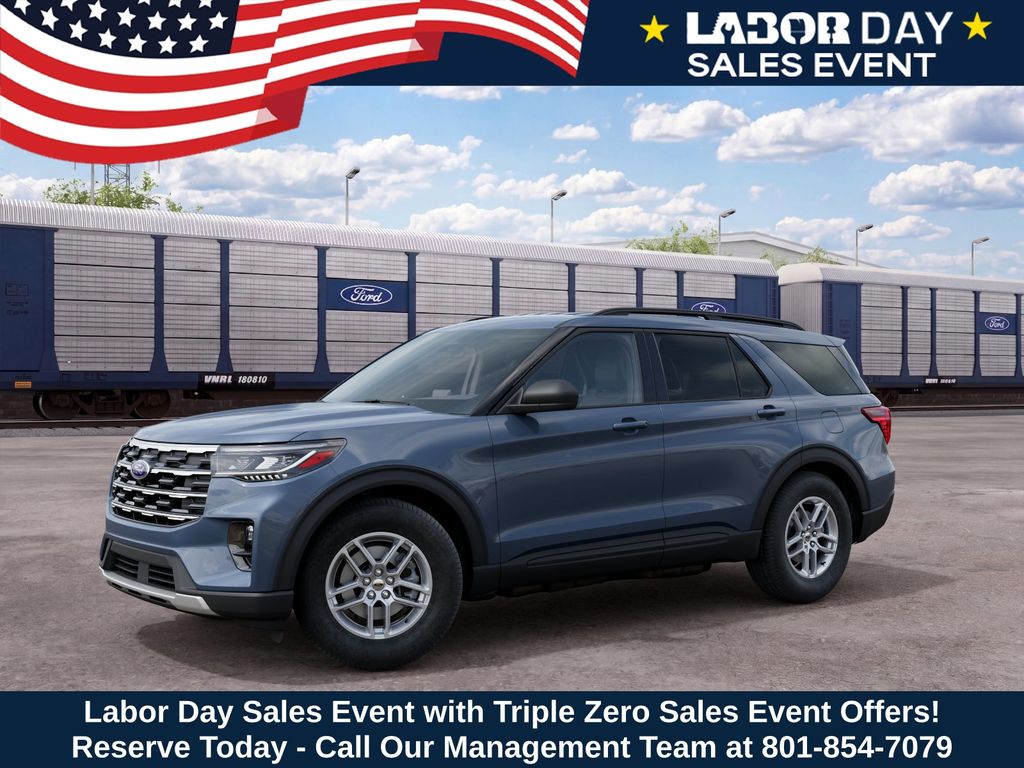 Vapor Blue Metallic 2027 Ford Explorer SUV / Crossover All-Wheel Drive Automatic