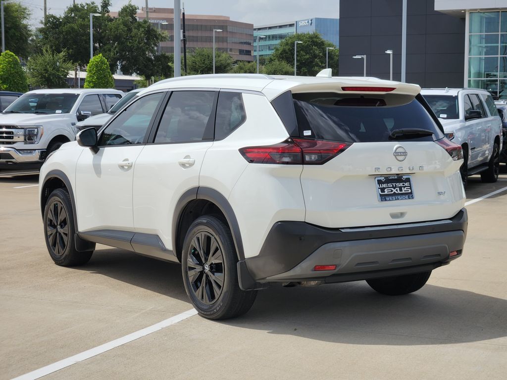 2022 Nissan Rogue SV White at South Houston Nissan