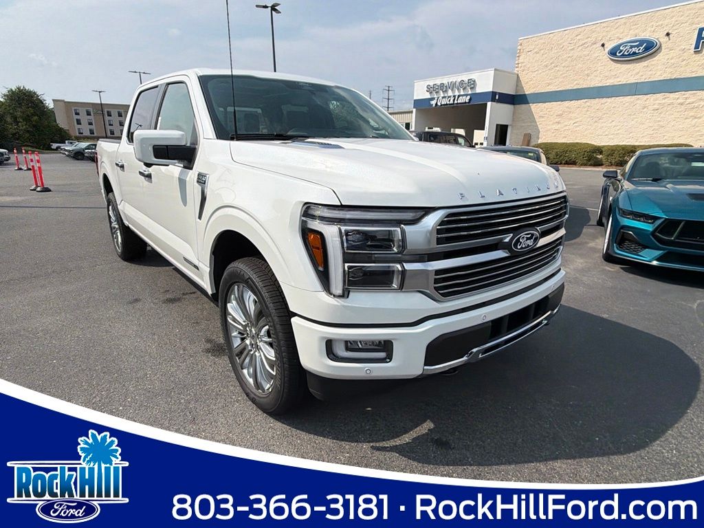 White Metallic 2026 Ford F-150 Pickup Truck Four-Wheel Drive Automatic