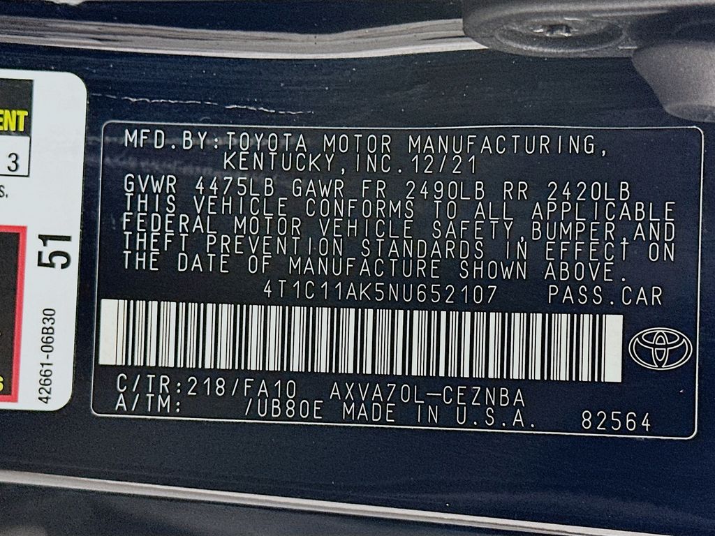 Thumbnail: 2022 Toyota Camry - 30