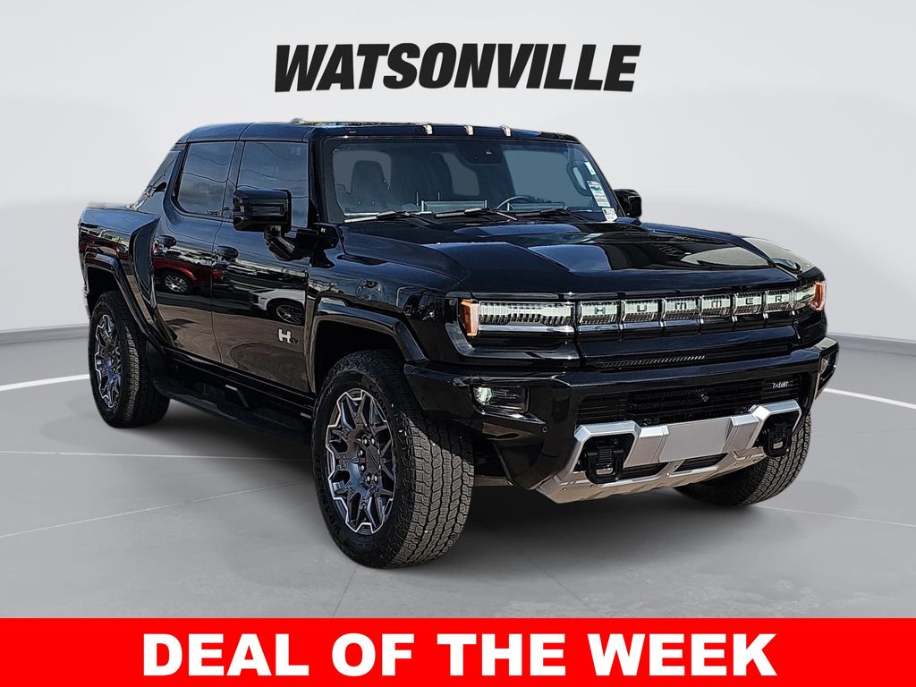 Void Black 2024 GMC Hummer EV Pickup 3X Crew Cab AWD Pickup Truck All-Wheel Drive 1-Speed Automatic